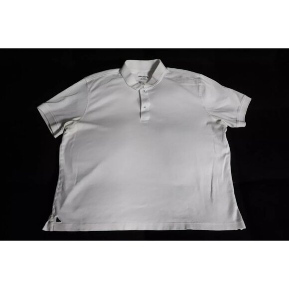 UNTUCKit Golf Polo Shirt Mens XL White Light Wash Outdoor Spread Collared Cotton - Picture 1 of 9